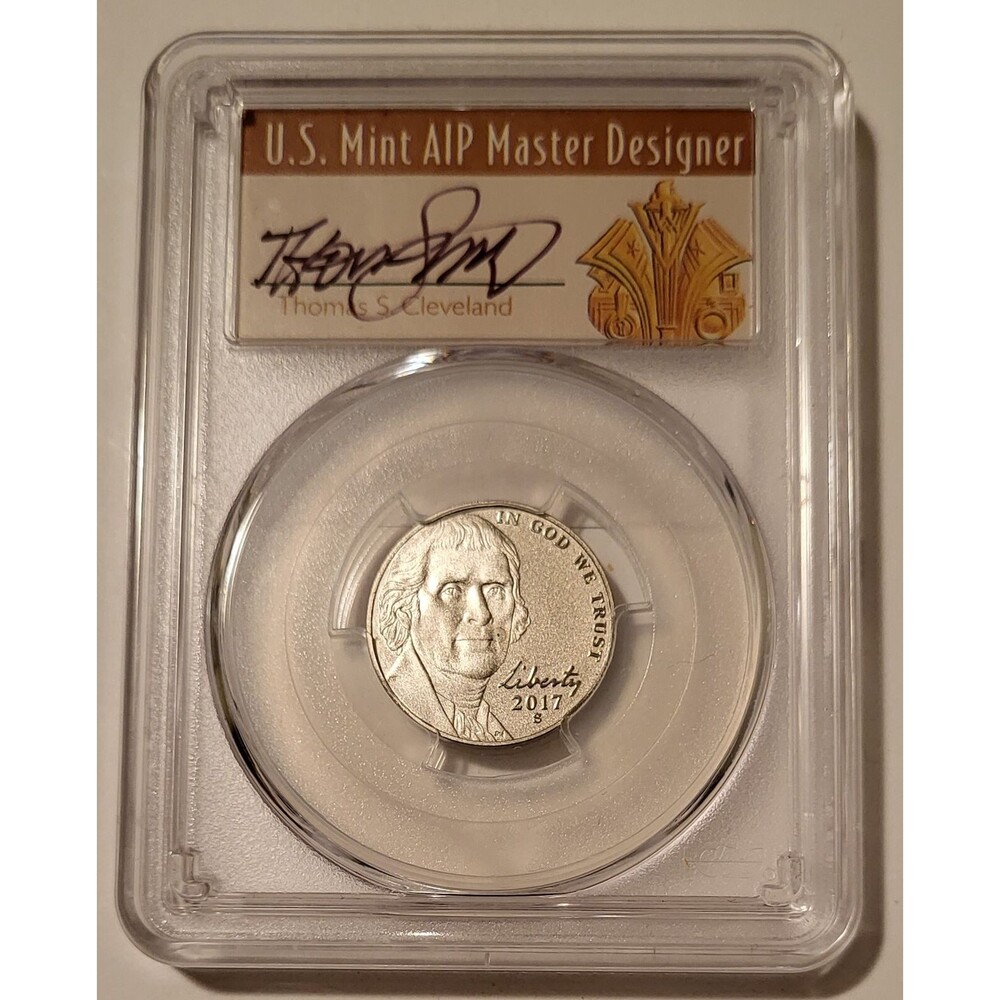 2017 S Jefferson Nickel Enhanced SP70 FS PCGS FDI Denver ANA Cleveland Signed